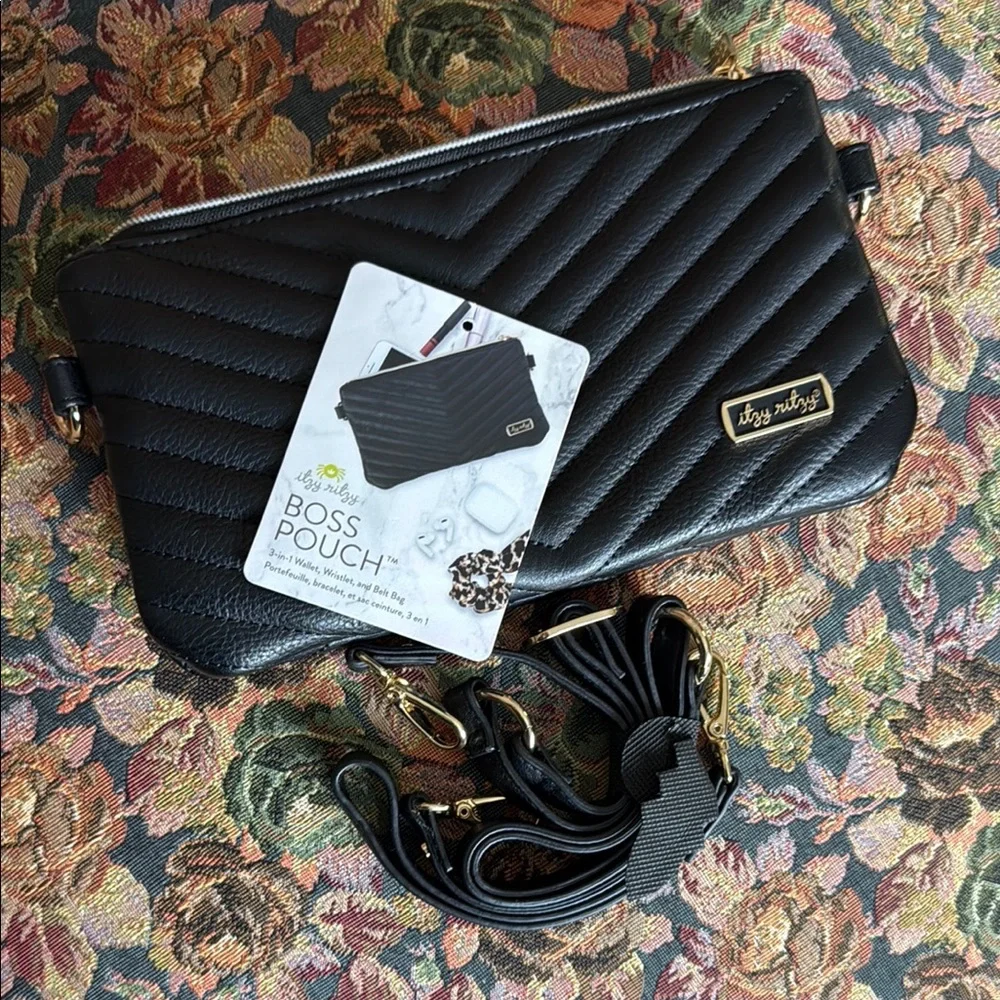 Itzy Ritzy the Boss Quilted Women's Pouch NWT - Picture 3 of 6